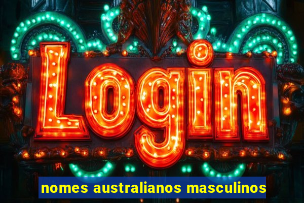 nomes australianos masculinos